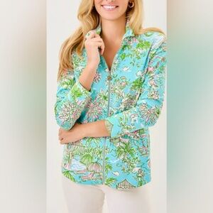 Lilly Pulitzer Leona Sz Large Sunbather’s Bliss New with tags